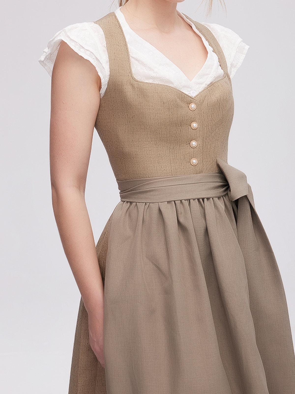 Dirndl Rosa Grün