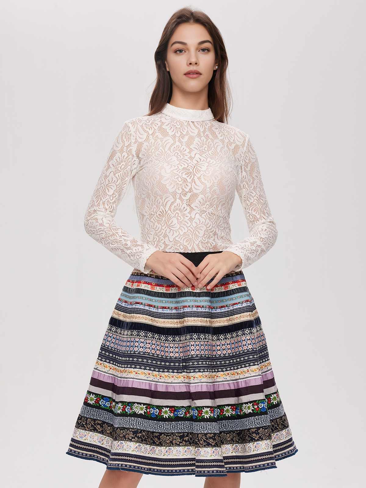Modernes Dirndl in Blau