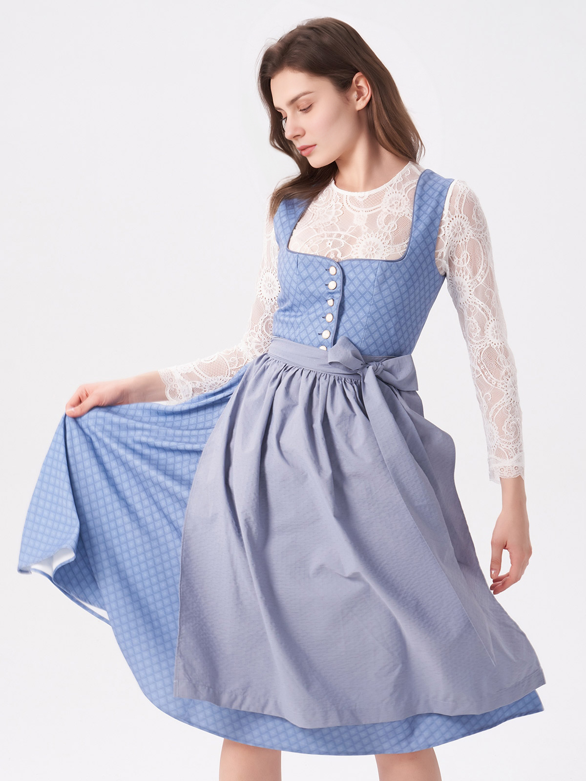 Dirndl in Blau – zeitlos und elegant