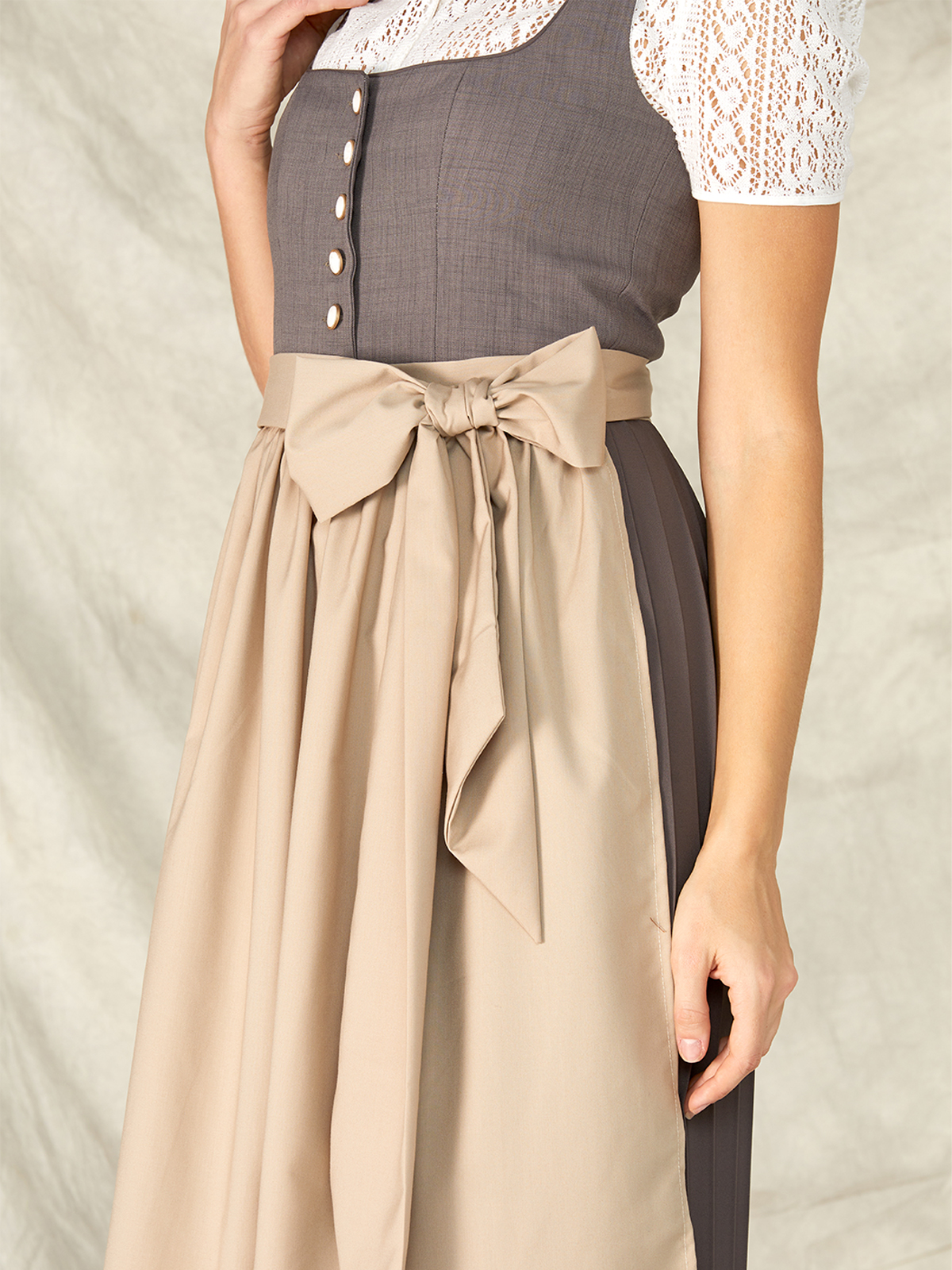 Brown Julia Dirndl in Grau