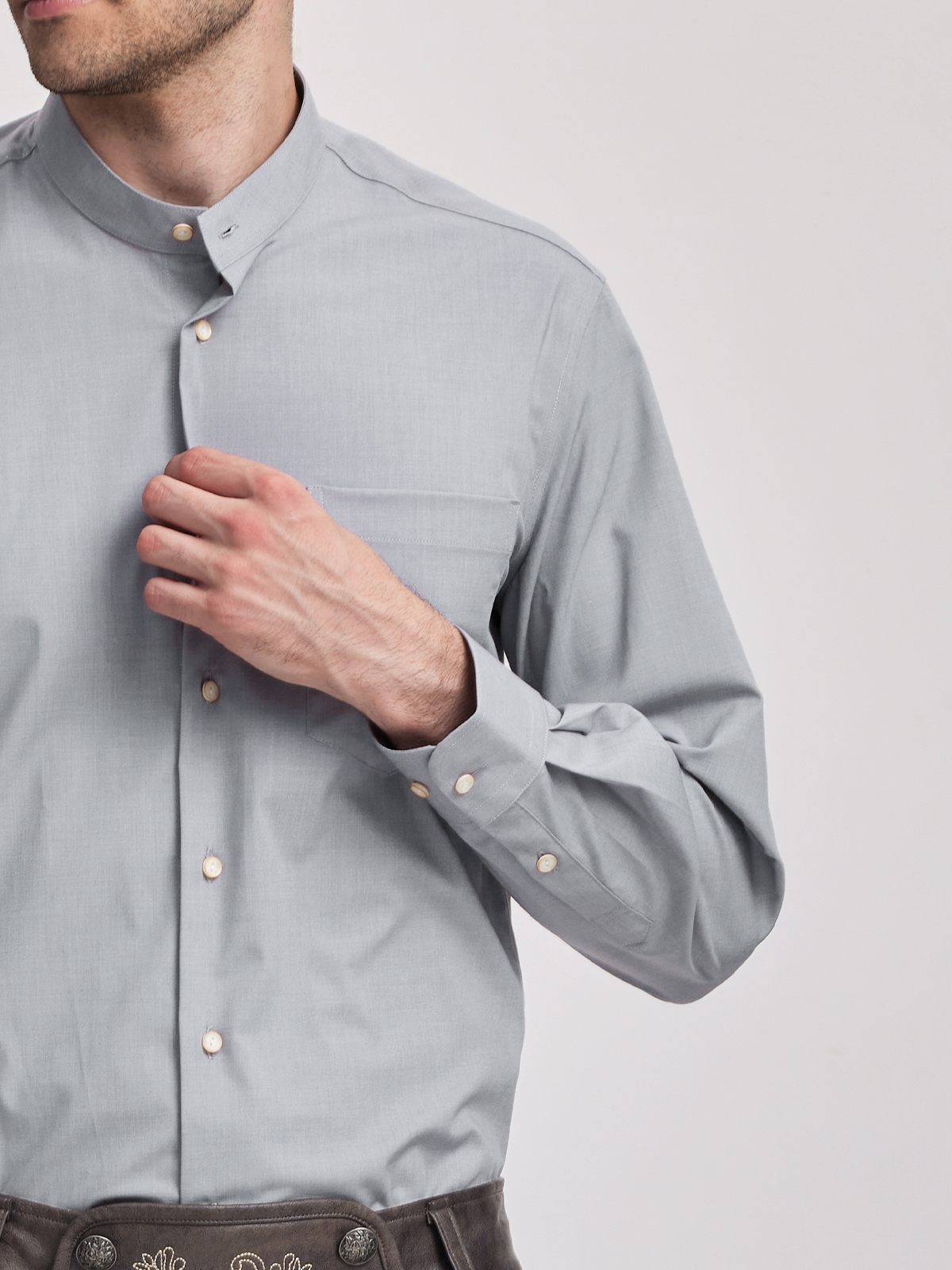 Ehreer Graue Bluse